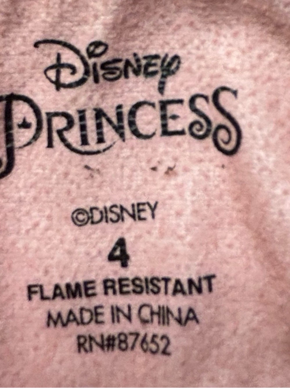 Toddler Girl Disney Princess Pajamas Set Nightgown Size 4T Cinderella Ariel - Picture 3 of 4
